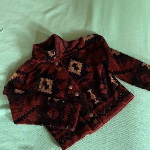 COUNTRY Clothing Company - Women fleece sweater jacket size LG